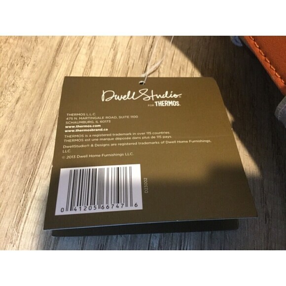 DwellStudio Thermos Sullivan Messenger Diaper Bag Transportation Gray Insulated - Picture 5 of 6